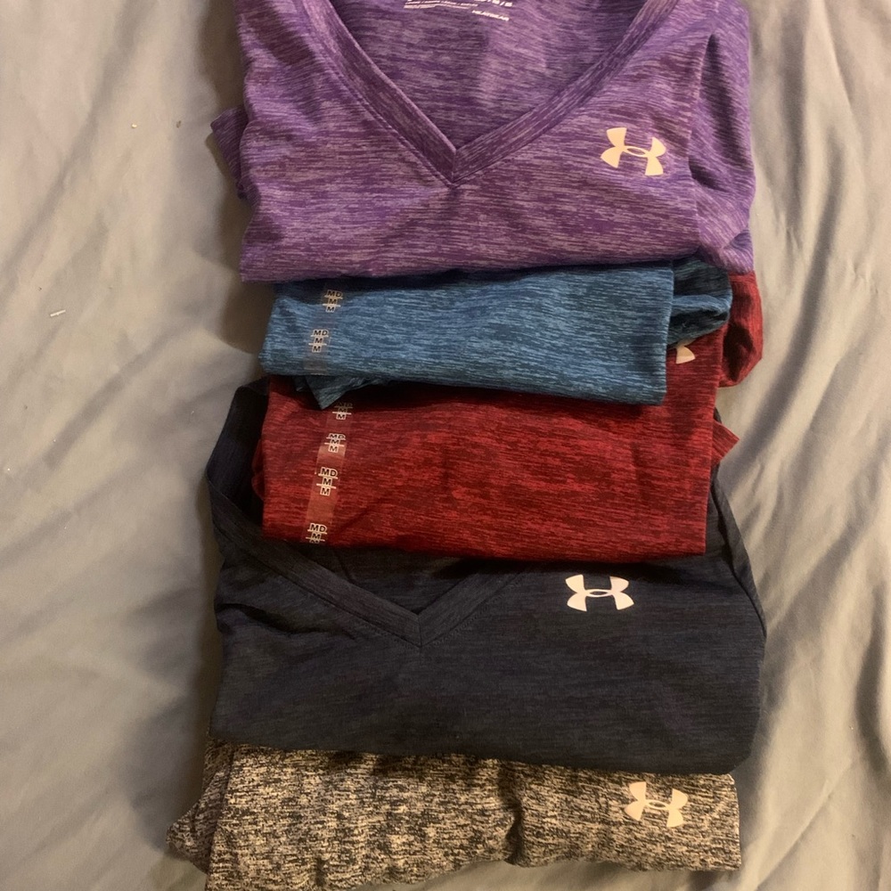 5 Under Armour Short Sleeve Shirts
